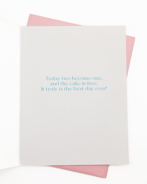 Best Day Ever Wedding Greeting Card
