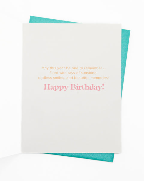 Birthday Vibes Greeting Card