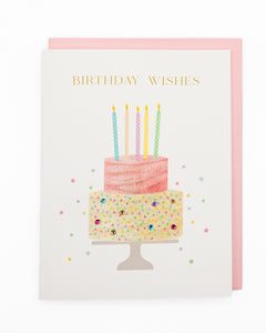 Cake Wishes Birthday Greeting Card