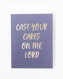 Cast Your Cares Greeting Card