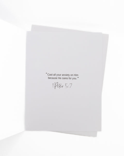 Cast Your Cares Greeting Card