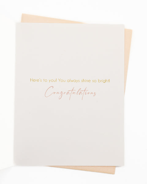 Pop Fizz Clink Congratulations Greeting Card