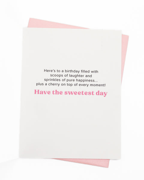 Cherry on Top Birthday Greeting Card