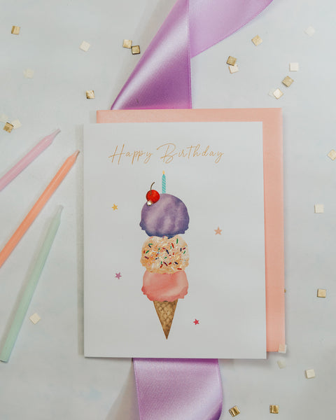 Cherry on Top Birthday Greeting Card