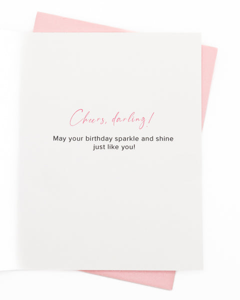 Cin Cin Birthday Greeting Card