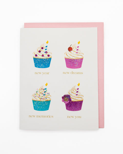 Cupcake Quartet Birthday Greeting Card