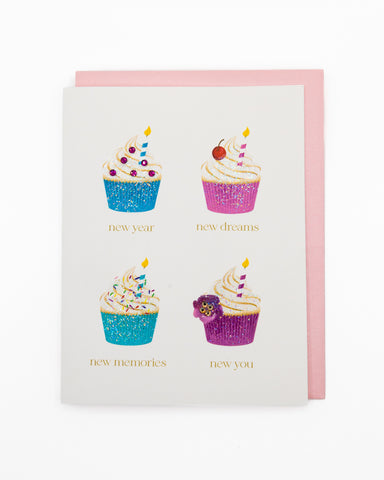 Cupcake Quartet Birthday Greeting Card