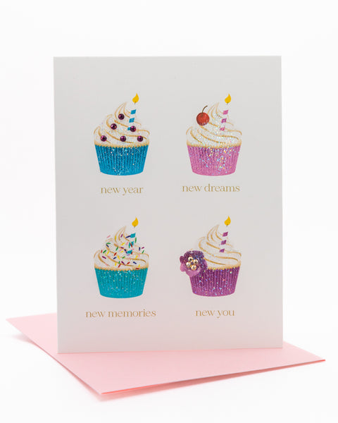 Cupcake Quartet Birthday Greeting Card