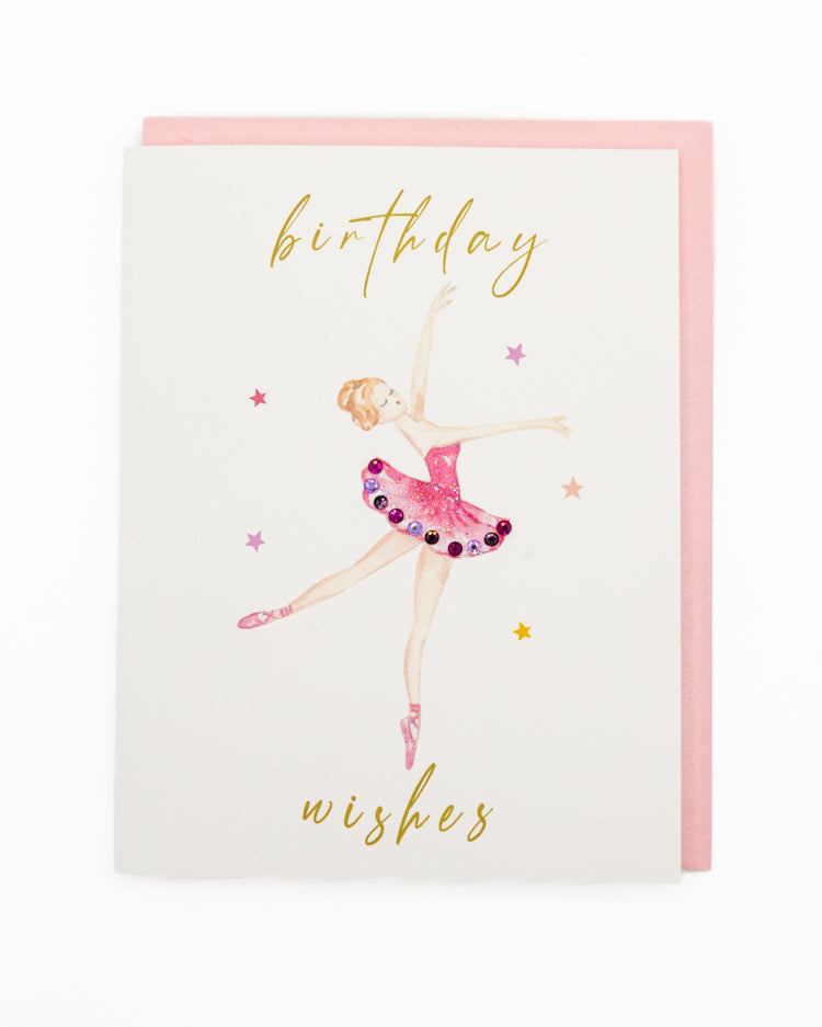 En Pointe Wishes Birthday Greeting Card