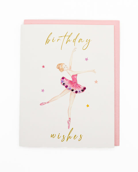 En Pointe Wishes Birthday Greeting Card