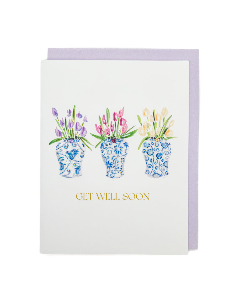 Get-Well Tulips Greeting Card