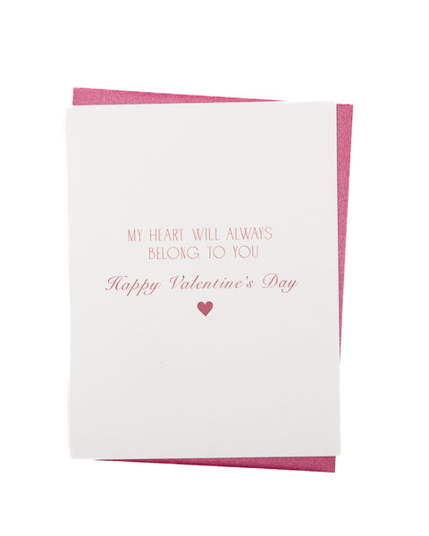 Heart of Roses Valentine's Day Greeting Card