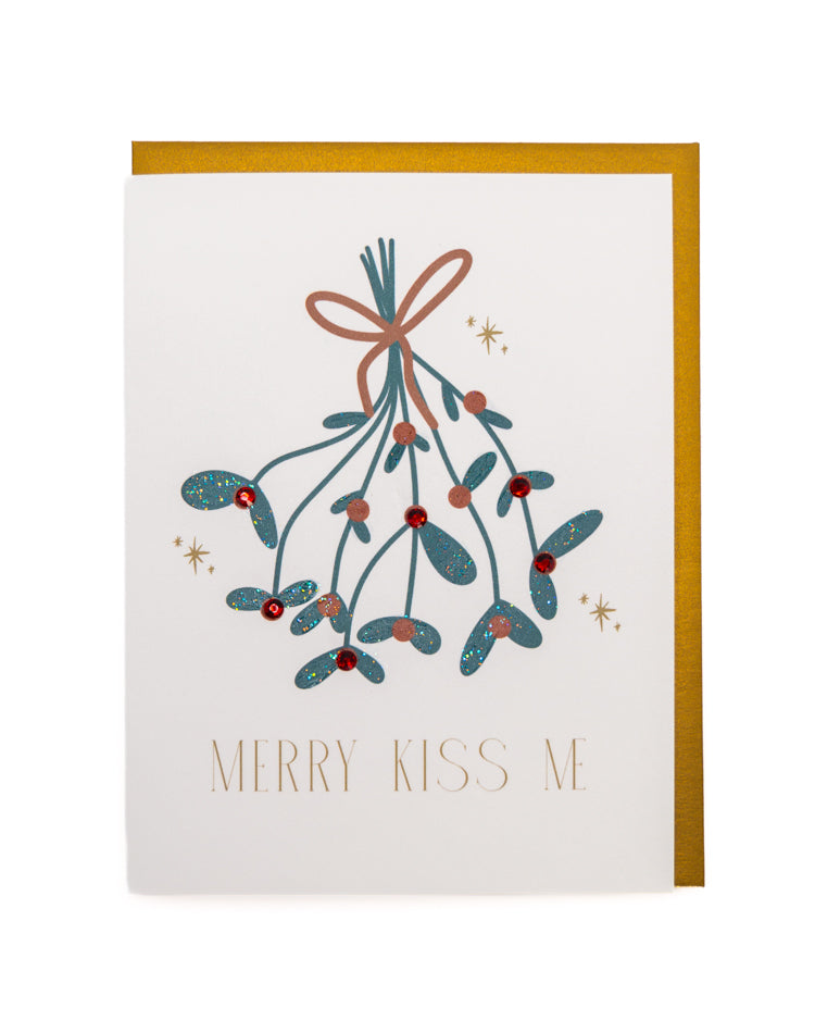 Merry Kiss Me Greeting Card