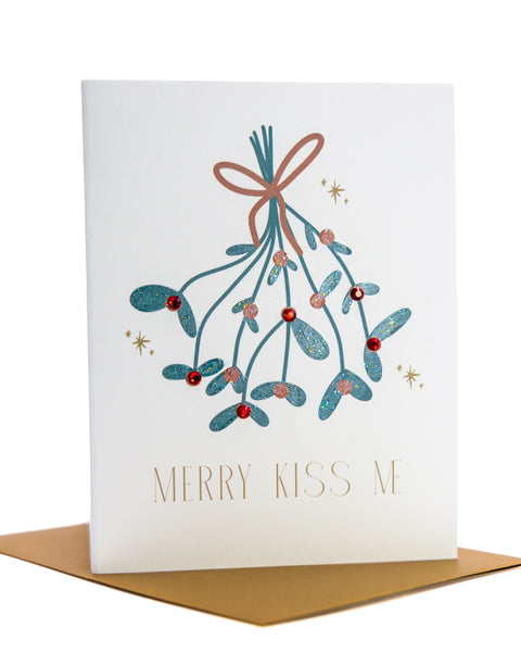 Merry Kiss Me Greeting Card