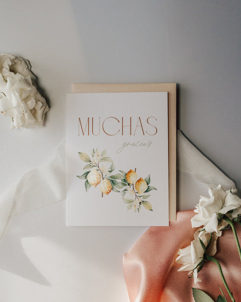 Muchas Gracias Thank You Greeting Card