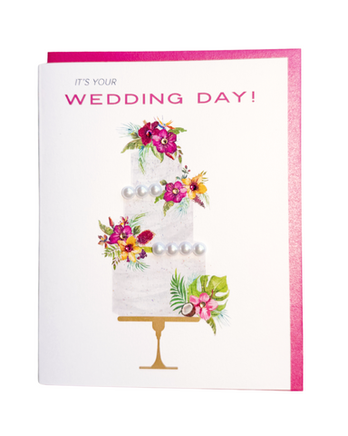 Paradise Love Wedding Greeting Card