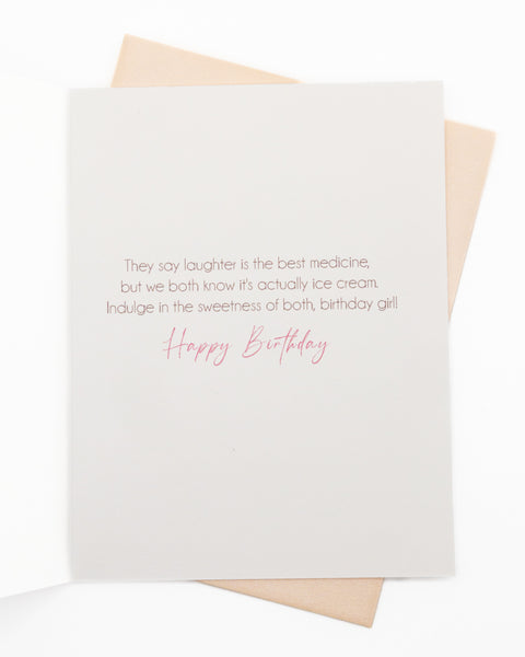 Scoops of Joy Birthday Greeting Card