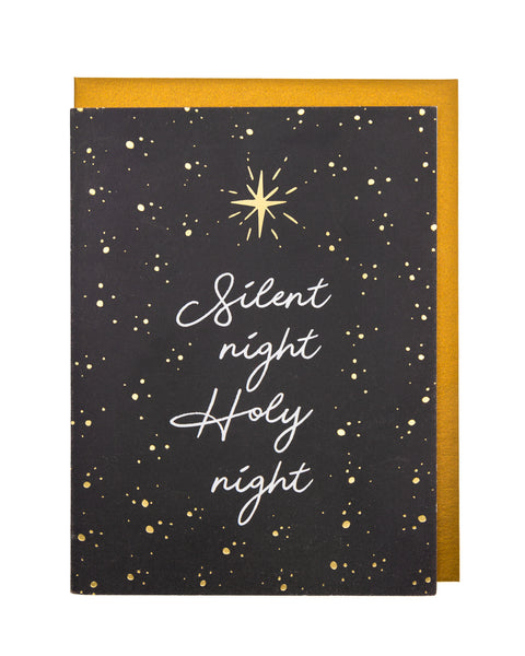 Silent Night, Holy Night Greeting Card