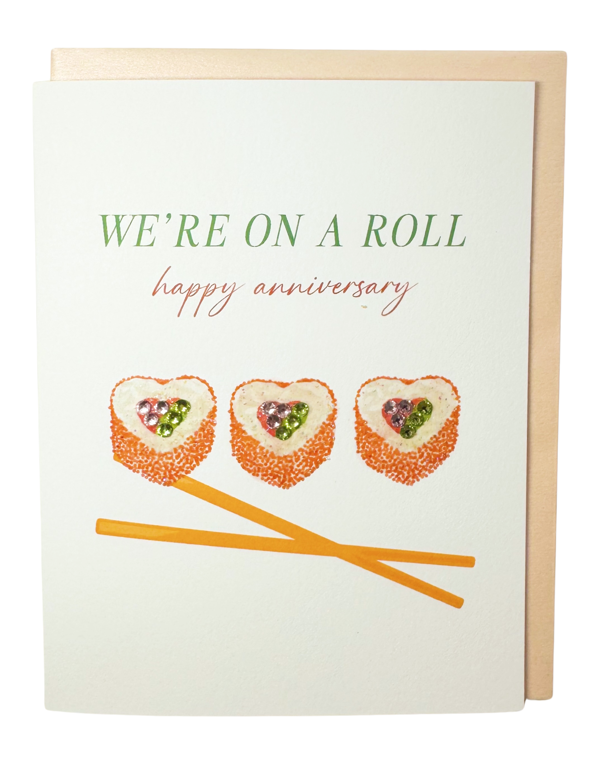 Sushi Love Anniversary Greeting Card – Lavender Vines