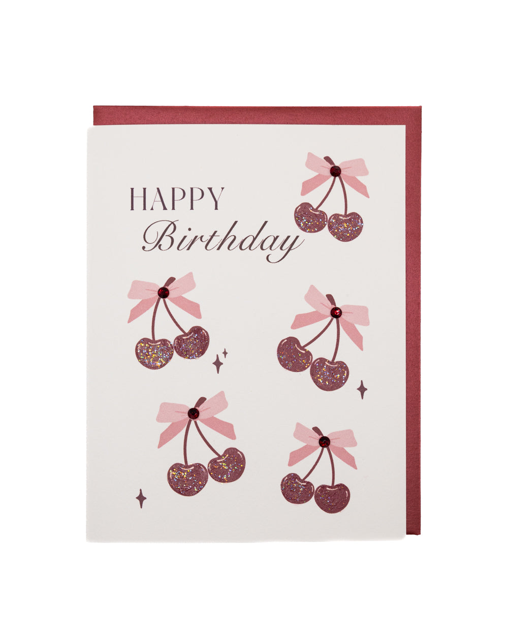 Sweetest Cherry Birthday Greeting Card