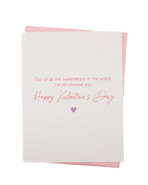 Sweethearts Valentine's Day Greeting Card