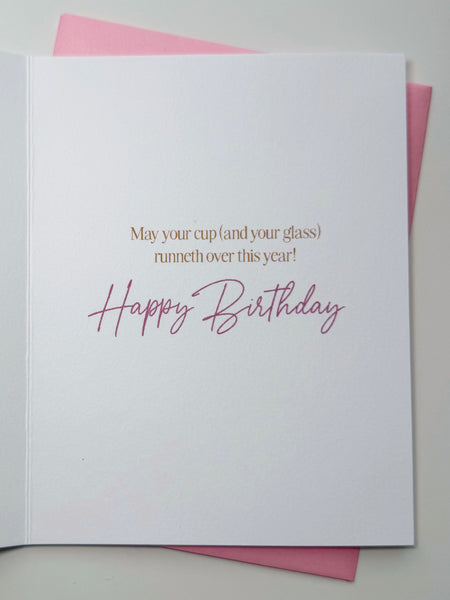 "Water into Wine" Birthday Greeting Card